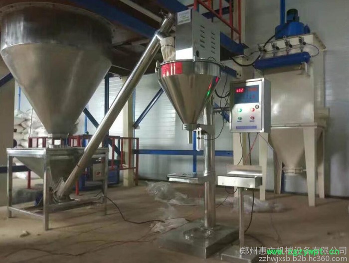 供应郑州惠文定量灌装机 粉剂包装机 粉末定量分装机 胶粉定量包装机械图6