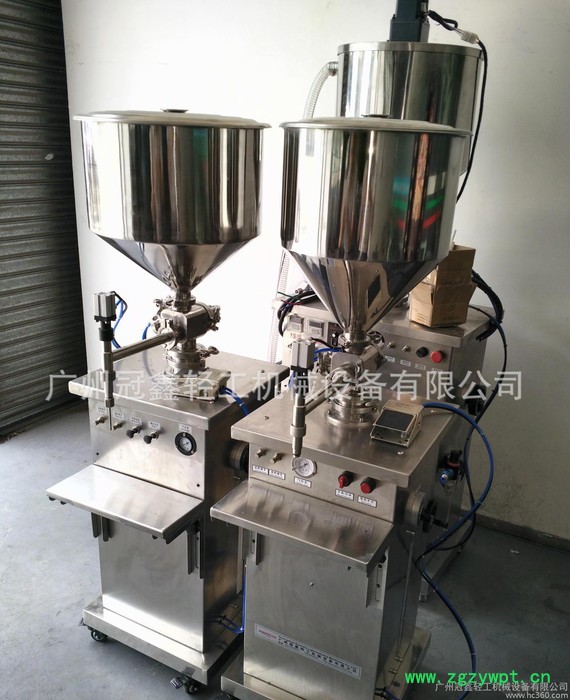 半自动膏霜灌装机，膏体定量灌装机，气动灌装机图2