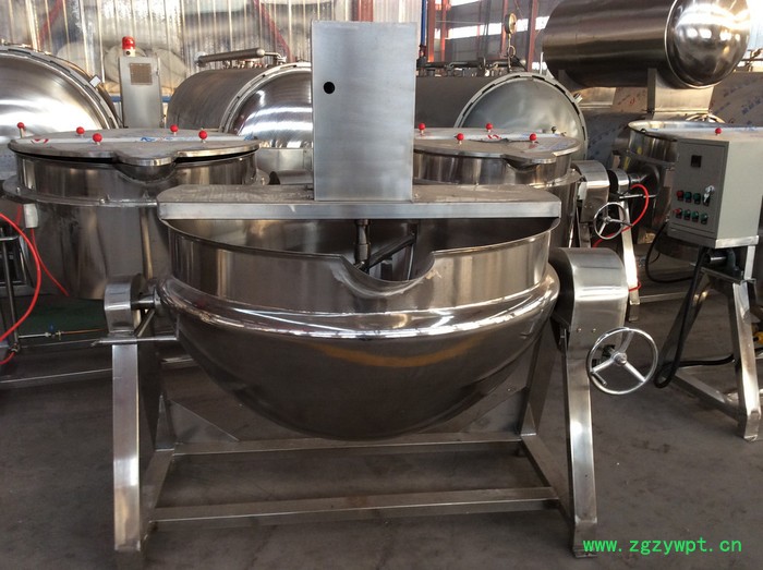 祥云达可搅拌夹层锅 煮牛肉夹层锅 鸭脖夹层锅 熬制中药夹层锅  可定制咨询图3