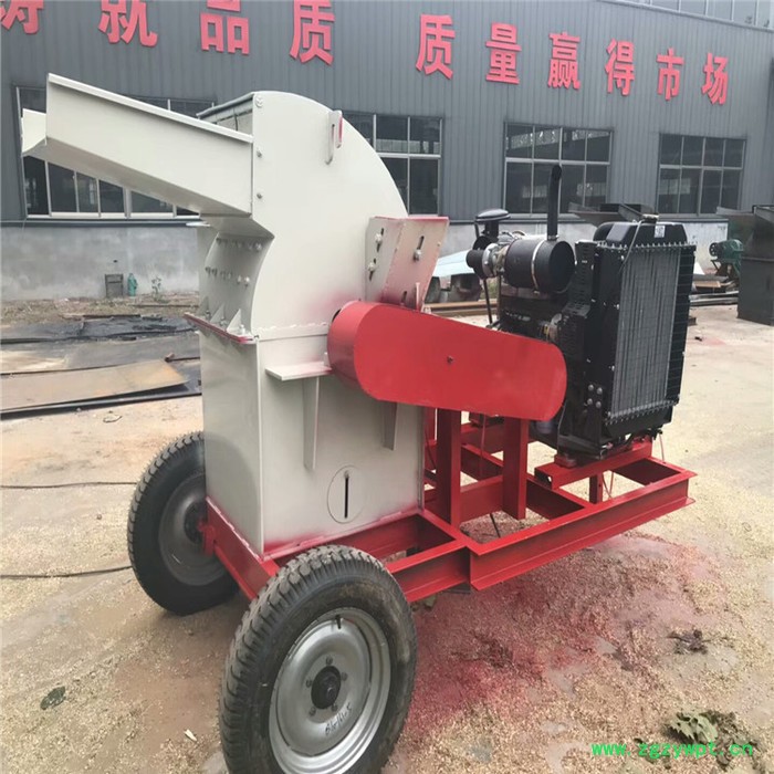 中药渣玉米芯粉碎机 复合板密度板鼓式破碎机 木材深加工木屑设备图7