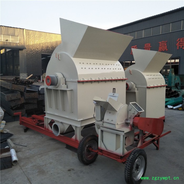 中药渣玉米芯粉碎机 复合板密度板鼓式破碎机 木材深加工木屑设备图5