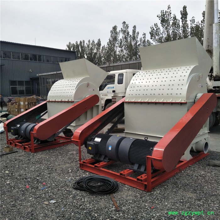 中药渣玉米芯粉碎机 复合板密度板鼓式破碎机 木材深加工木屑设备图4