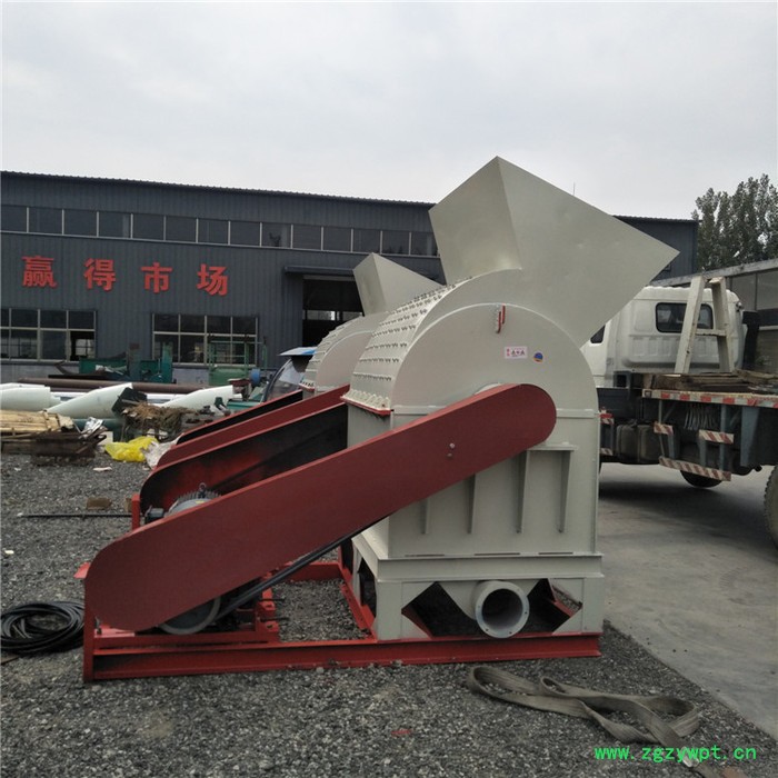 中药渣玉米芯粉碎机 复合板密度板鼓式破碎机 木材深加工木屑设备图3