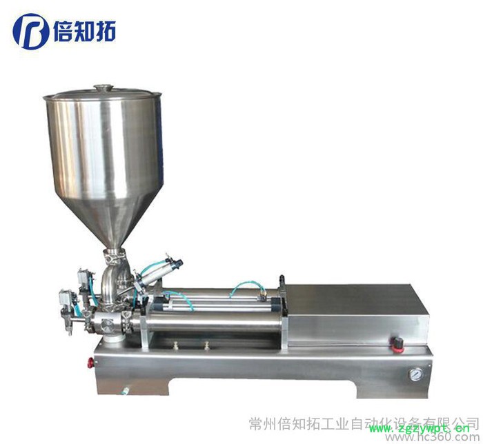 直销 半自动双头卧式膏体灌装机 番茄酱芝麻酱乳液灌装机图2