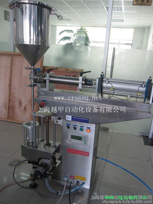 15ml-5000ml小型半自动旋转式膏体灌装机图2