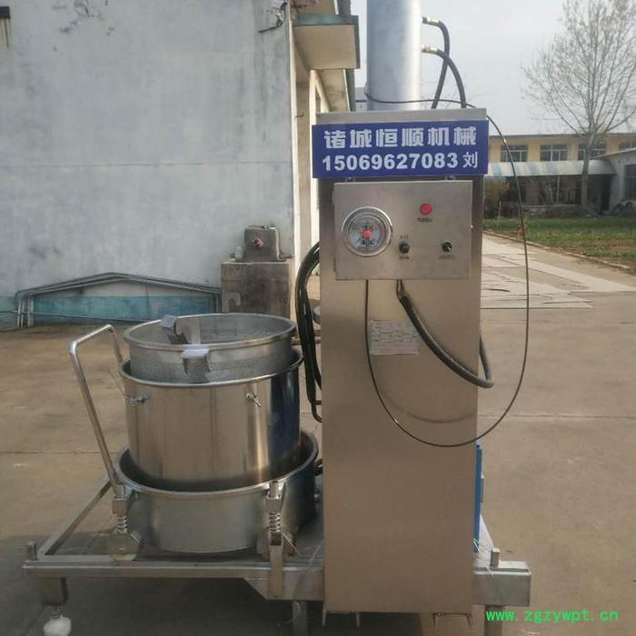 玫瑰 柠檬酵素提取脱水压榨机  中药榨汁脱水过滤机 发酵中药渣压榨机 汁渣分离机图2