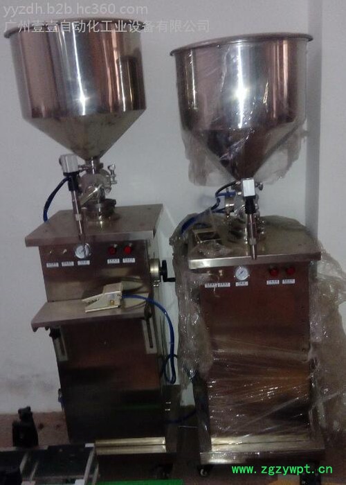 立式单头液体灌装机 膏体灌装机 两用灌装机 气动灌装机 半自动灌装机图2