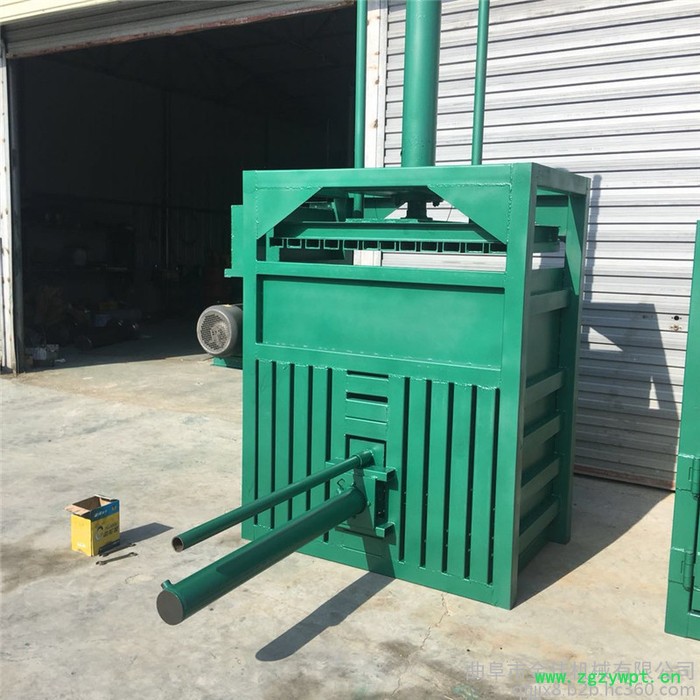 金佳机械废纸立式液压打包机 矿泉水瓶打包压块机 半自动中药材打包机图7