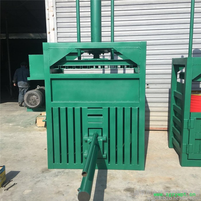 金佳机械废纸立式液压打包机 矿泉水瓶打包压块机 半自动中药材打包机图6