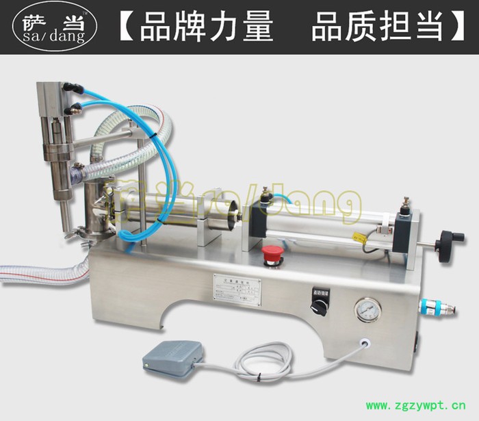 上海萨当JL-280A自动数控液体灌装机定量小型饮料牛奶包装机手动白酒罐装机全自动图2