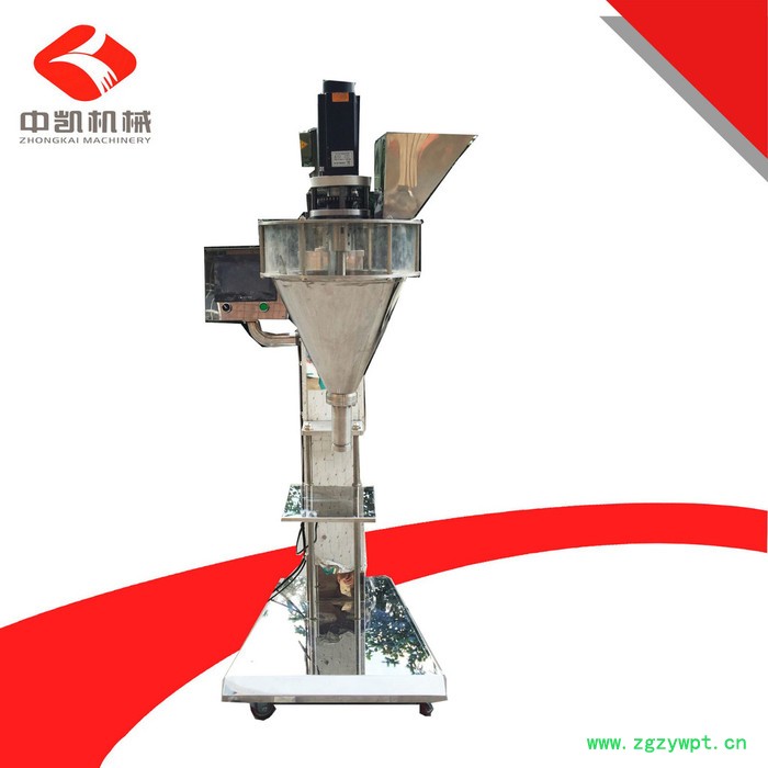 中凯机械ZK-B3C 粉剂灌装机 直螺杆粉剂定量灌装机 脚踏式粉剂灌装机 PLC灌装机图2