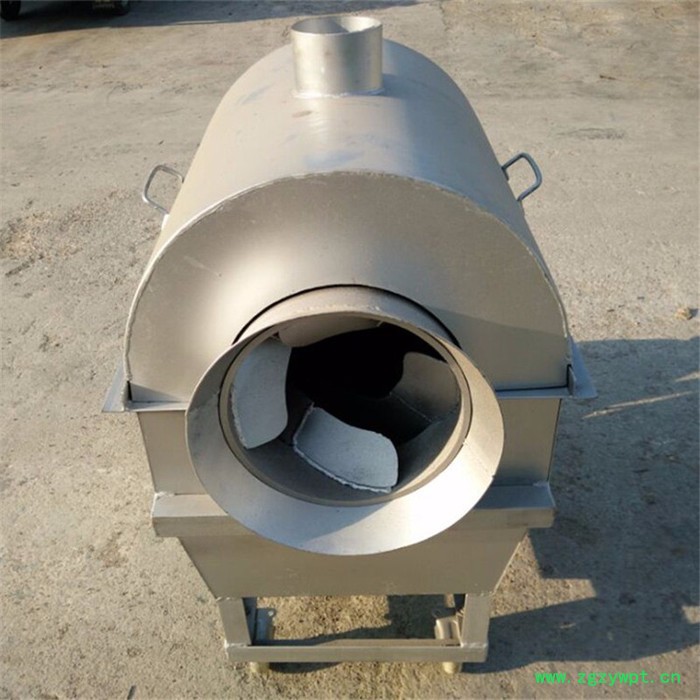 小型滚筒炒货机电加热炒货机 多功能电加热中药烘干炒药机图4