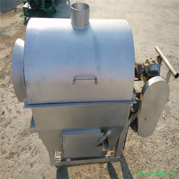 小型滚筒炒货机电加热炒货机 多功能电加热中药烘干炒药机图7