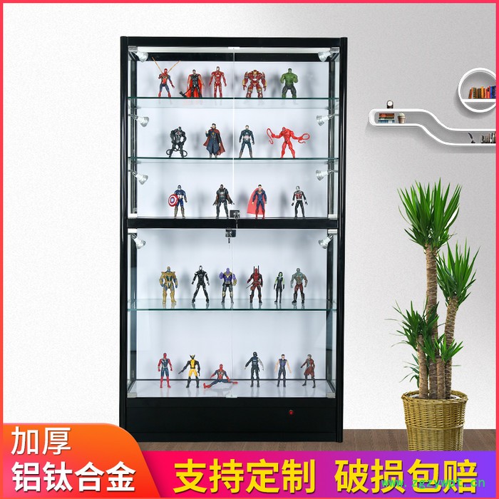 鑫美沂蒙 定制展柜   中药玻璃展柜图4