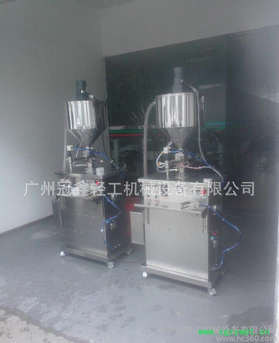 半自动加热搅拌恒温膏体灌装机，高粘度物料灌装机，化妆品灌装机图2