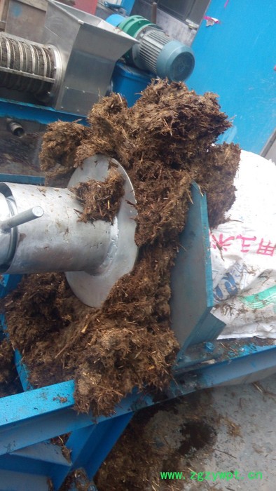 中药渣螺旋压榨脱水机 药渣螺旋挤压机图4