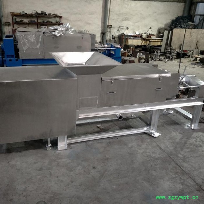 中药渣螺旋压榨脱水机 药渣螺旋挤压机图7