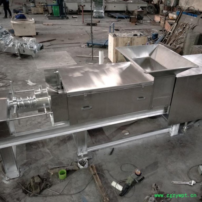 中药渣螺旋压榨脱水机 药渣螺旋挤压机图8