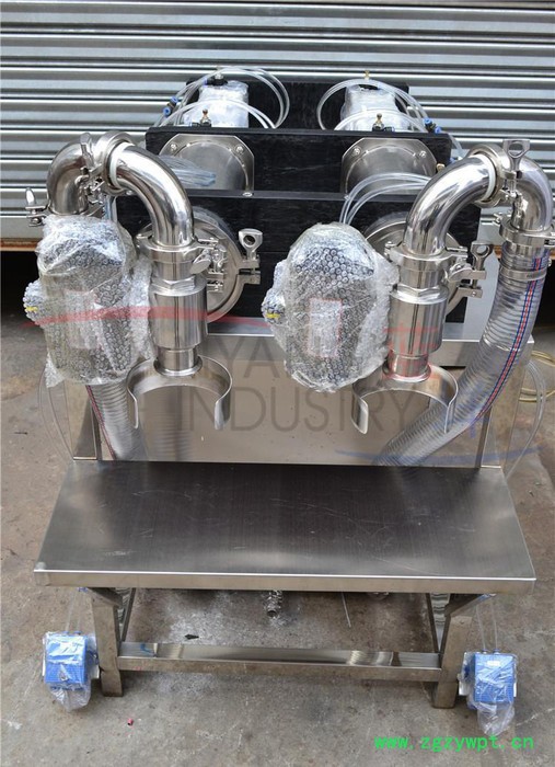 新型气动1-3L袋子灌装机,液体膏体半自动圆筒袋装灌装设备图2