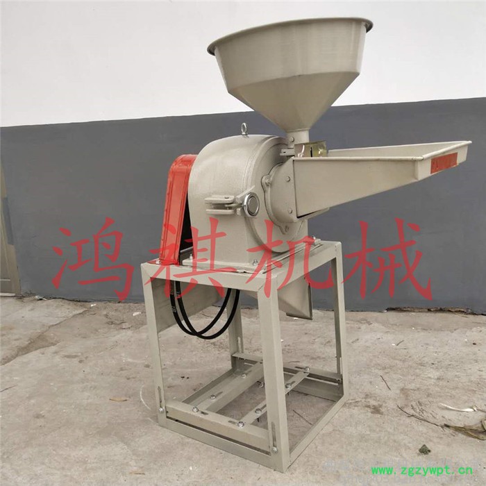 鸿祺中药材磨粉机 小型卧式磨面机 家用小型粮食粉碎机图4