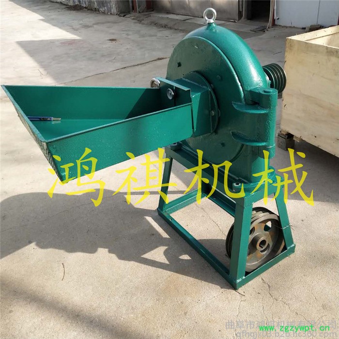 鸿祺中药材磨粉机 小型卧式磨面机 家用小型粮食粉碎机图3
