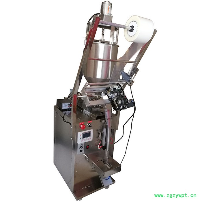 小袋试用装护肤乳包装机 背封袋沐浴露包装液体包装机 中药液中药膏滋自动包装图6