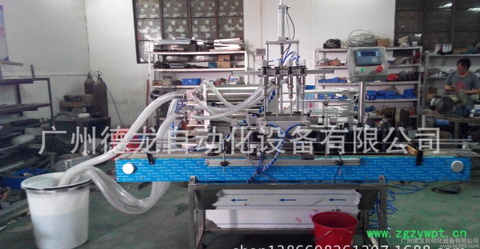 全自动活塞式液体灌装机 全自动直线式液体灌装机 全自动灌装机图2