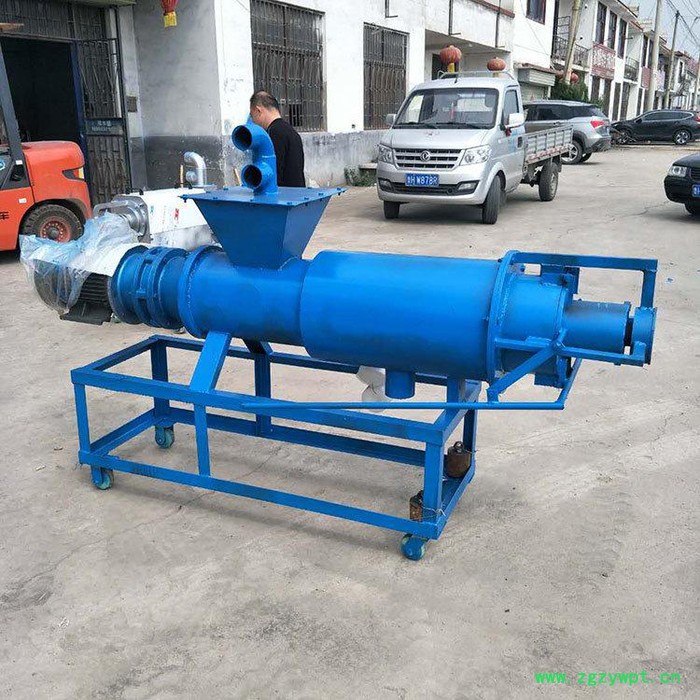 食物残渣干湿分离机 养殖场猪粪固液分离机 中药渣固液分离机图7