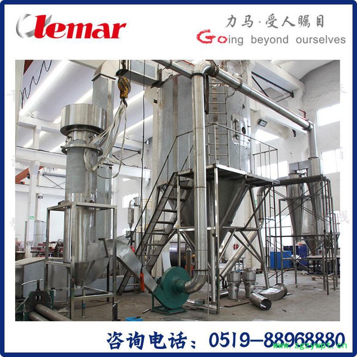 常州力马-含固量20% 中药浸膏 ZLPG-100喷雾干燥机、中药提取液喷干塔图2