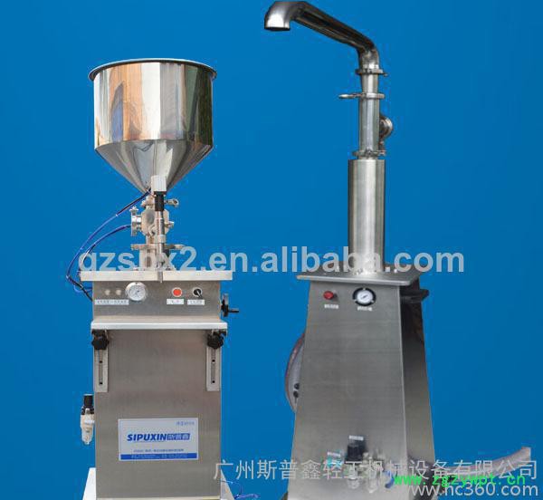 半自动立式膏体灌装机纯气动膏体液体两用灌装机高粘度液体灌装机图3