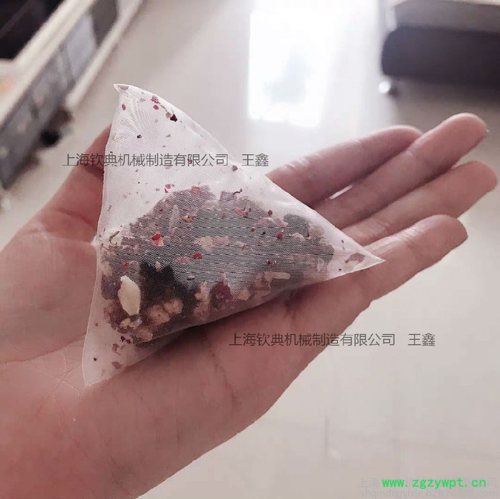 中药茶多功能包装机 茶叶三角包自动包装机 挂线挂标自动包装机图2