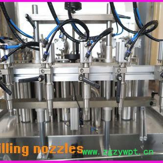 三湾机械w-0灌装机贴标机厂家直供全自动液体油类膏体灌装机防冻液润滑油灌灌装锁盖生产线充填机全自动贴标机双面圆瓶贴标机图5