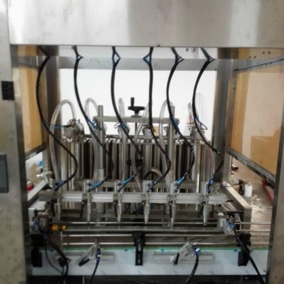 广州**YZH-8001全自动灌装机旋盖机 液体灌装机 洗衣液灌装机