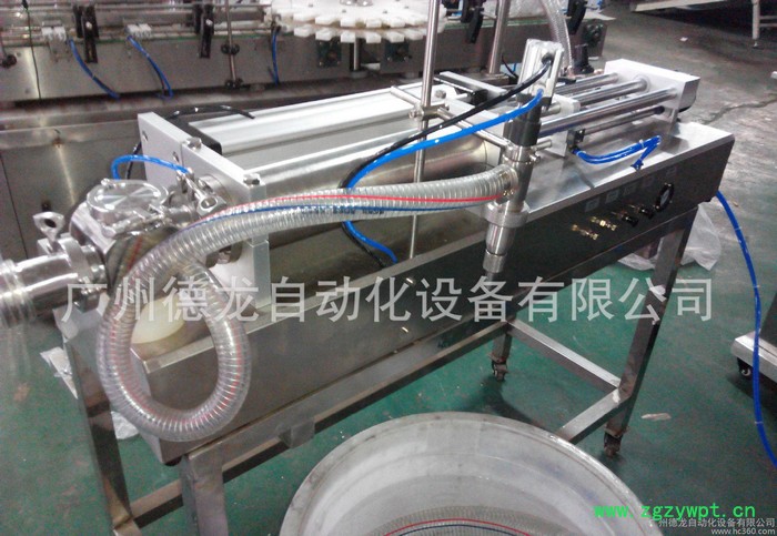半自动膏体灌装机 洗发水沐浴露灌装机 黏性油漆玻璃胶胶水灌装图3