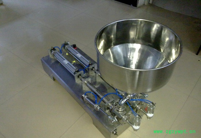 山东膏体灌装机烟台青岛牙膏鞋油染发剂发胶单双头卧式灌装机图2