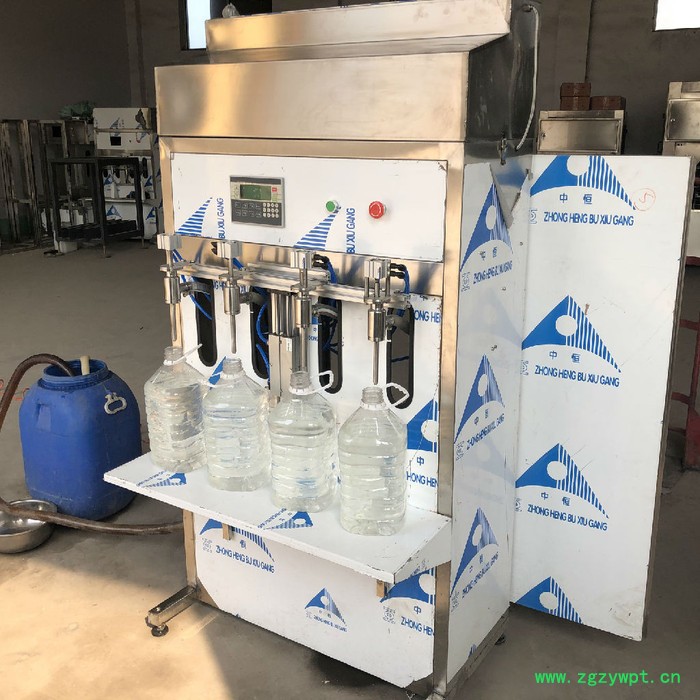 郑州玻璃水防冻液灌装机 厂家四头1-5升全自动液体灌装机河南批发图6