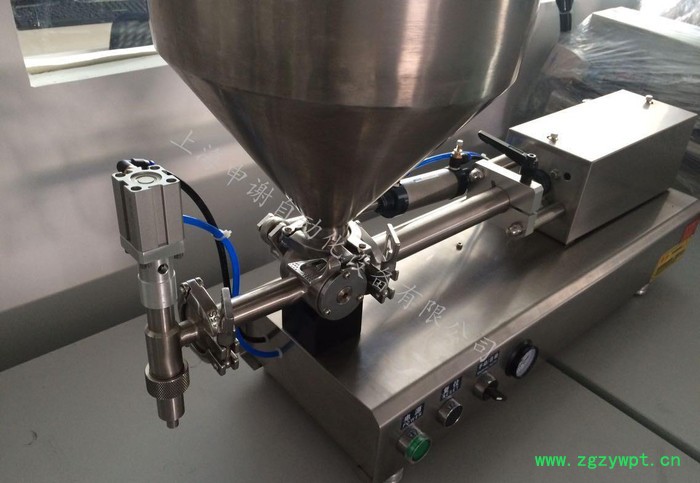 单头豆瓣酱花生酱辣椒酱芝麻酱甜面酱膏体灌装机 316不锈钢图3