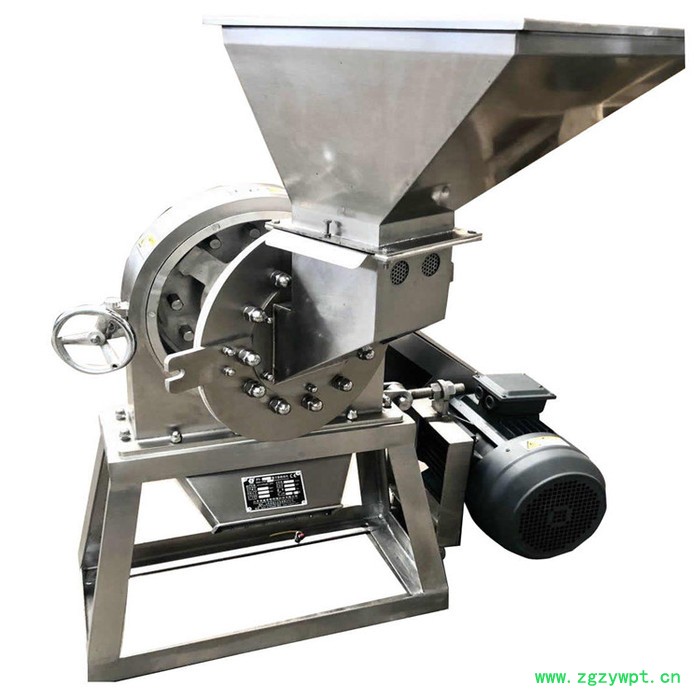除尘碾米粉碎机不锈钢中药化工粉碎机干辣椒粉碎机豆粕磨粉机不锈钢齿盘粉碎机韭菜花粉碎机图4