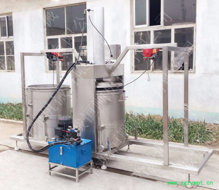 恒顺300L压榨机 酒糟压榨机 中药压榨机 果蔬压榨机 酵素压榨机酱菜压榨机图3