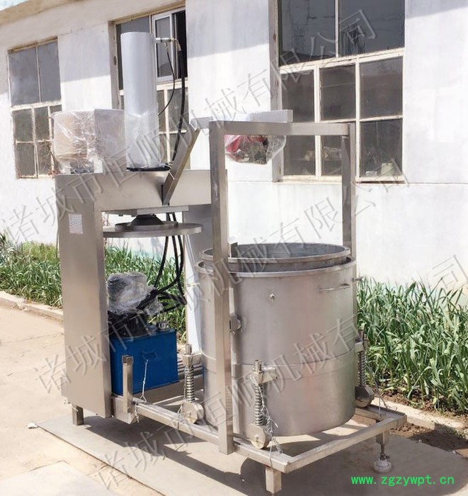 恒顺300L压榨机 酒糟压榨机 中药压榨机 果蔬压榨机 酵素压榨机酱菜压榨机图4