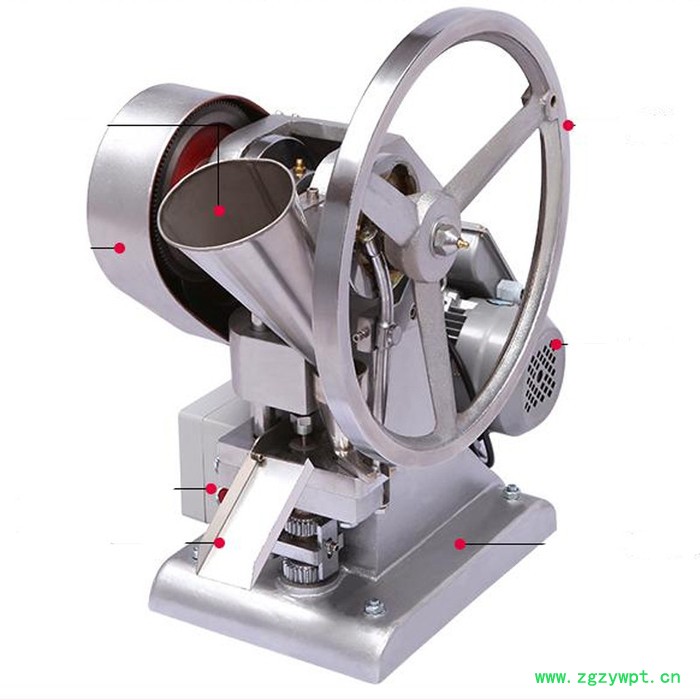 旭众机械中药片剂、西药片剂压片机单冲压片机体积小,重量轻制药设备图5