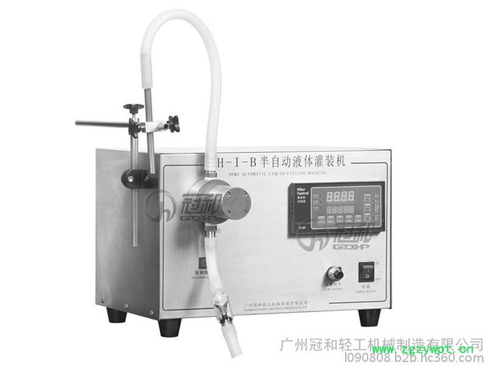 供应广东大泵单头半自动液体灌装机图4