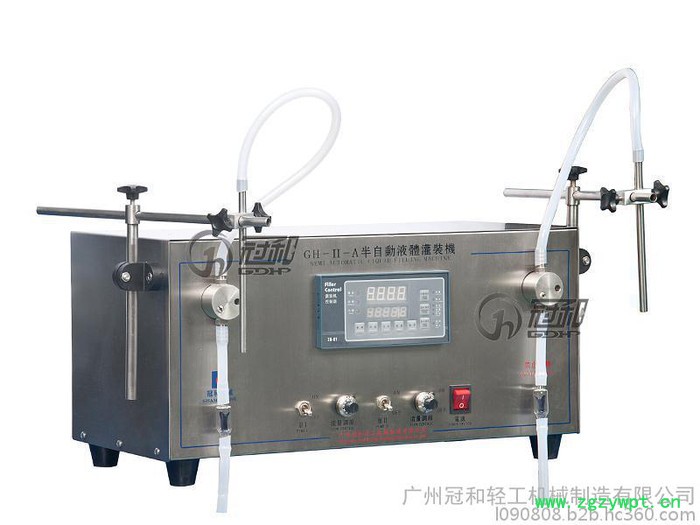 供应广东大泵单头半自动液体灌装机图2
