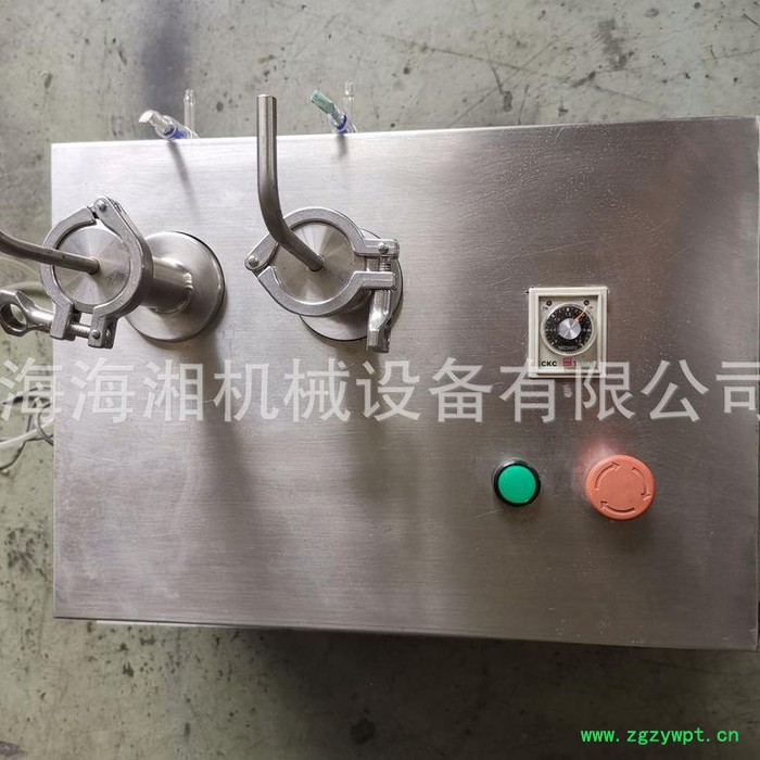 半自动灌装机 液体灌装机 316不锈钢柱塞泵 2头灌装眼药水灌装 上海海湘 HX-BYG-02图4