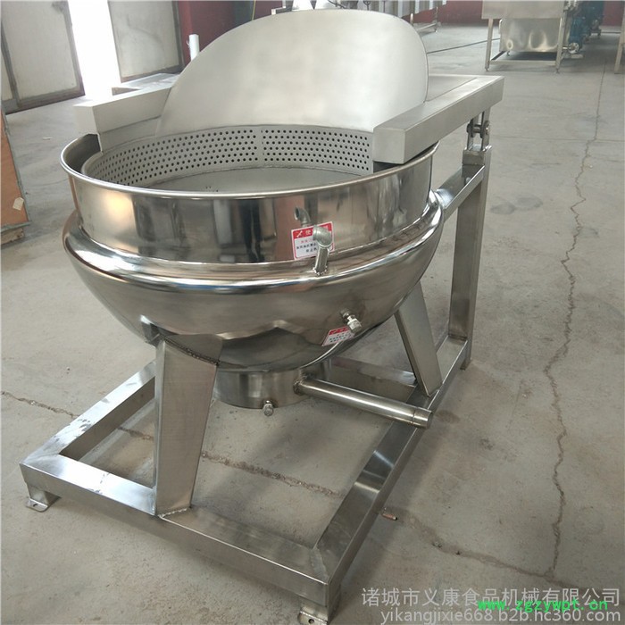 义康ZRG-600L 卤蛋蒸煮夹层锅 可倾斜中药熬制夹层锅 鸭腿鸭翅卤制煮肉锅图8