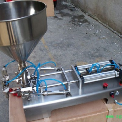 中药膏定量灌装机植物药膏灌装机膏状物品半自动灌装机