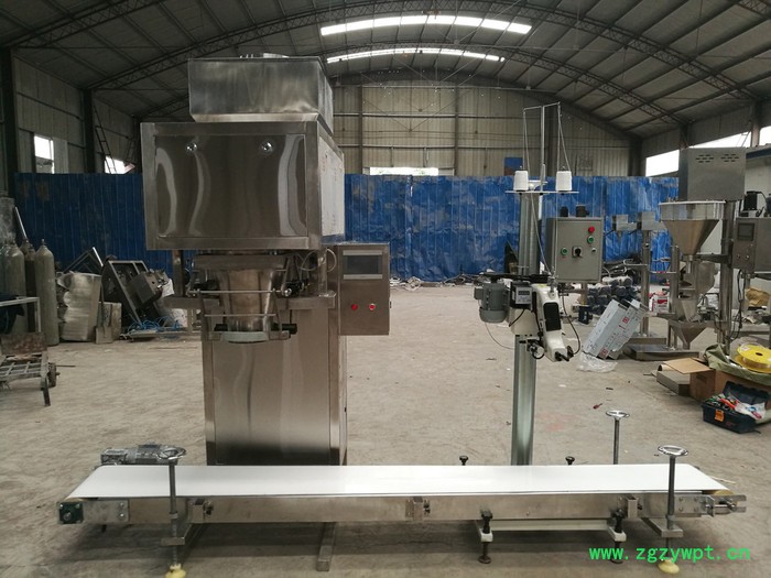 供应25公斤饲料包装机25公斤粉剂螺旋灌装机图3