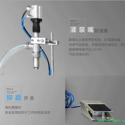 祥搏XBGZJ-500G 半自动灌装机 卧式灌装机 料斗膏体灌装机