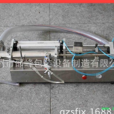 厂家生产全气动卧式灌装机 小型膏体、液体半自动灌装机