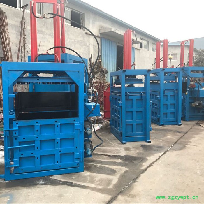 宏博 立式液压打包机 小型油桶压扁机 双缸中药材打包机图3